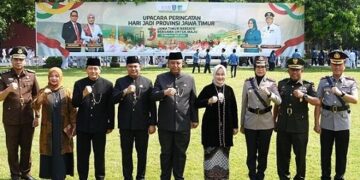 HUT Provinsi Jawa Timur ke-79, Pemkab Kediri Komitmen Tingkatkan Kontribusi Pembangunan