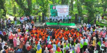 Kenalkan Lingkungan Hidup Sejak Dini, Ratusan Anak Kota Kediri Ikuti Lomba Mewarnai Bertema Lingkungan