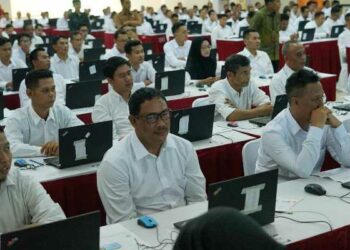 Ribuan Peserta Ikuti Tes PPPK Tahap 1 Pemkot Kediri