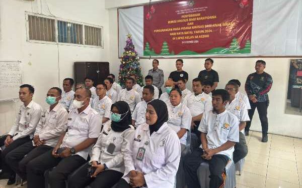 Hikmah Natal, 19 Warga Binaan Lapas Rasakan Pengurangan Hukuman