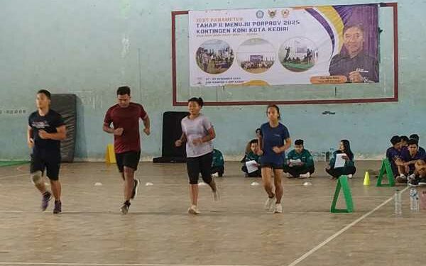 KONI Kota Kediri Gelar Test Parameter, Persiapkan Atlet Terbaik Untuk Porprov Jatim 2025
