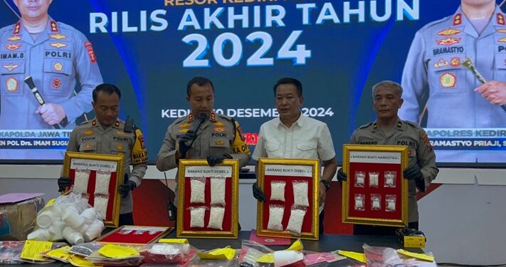Sepanjang 2024, Dua Kasus Ini Alami Kenaikan di Wilayah Hukum Kota Kediri