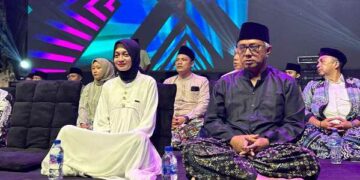 Wali Kota – Wakil Wali Kota Kediri Terpilih Hadiri Pengajian Bersama Gus Iqdam dan Mbah Lurah