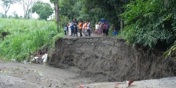 Jalan Penghubung Desa Putus Akibat Longsor, Ini Langkah Sigap Kabupaten Kediri
