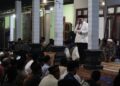 Mas Dhito Ikut Tahlilan Bareng Warga di Ponpes Raudlatul Ibaad Plemahan