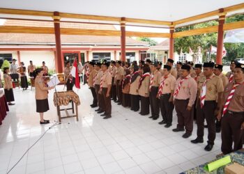 Ini Pesan Mbak Cicha Bagi Pengurus Baru Gerakan Pramuka Ranting Pare