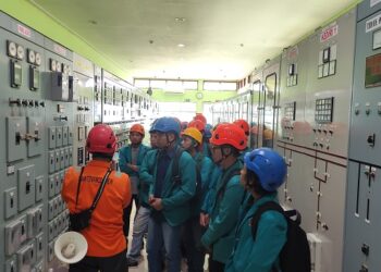 Mahasiswa Teknik Elektro Uniska Kediri Belajar Langsung di Gardu Induk Banaran