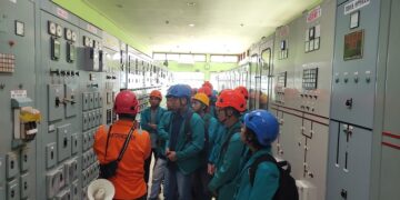 Mahasiswa Teknik Elektro Uniska Kediri Belajar Langsung di Gardu Induk Banaran