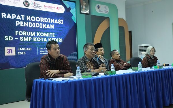 Rakor Bersama Dinas Pendidikan – Forum Komite , Tegaskan Komitmen Tingkatkan Kualitas Pendidikan