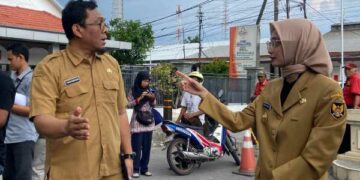 Lakukan Survey, Mbak Wali Siapkan Penataan Jalur Pedestrian di Kawasan Stasiun Kediri