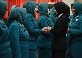 Pelepasan PJ Wali Kota Kediri Penuh Haru, Mbak Vinanda Sampaikan Terima Kasih
