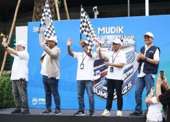 PNM Berangkatkan Ratusan Peserta Mudik Bersama BUMN 2025