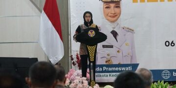 Ini Pesan Mbak Wali Untuk ASN Saat Pimpin Apel Perdana di Balai Kota Kediri