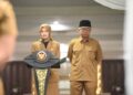Ini Pesan Mbak Wali Untuk ASN Saat Pimpin Apel Perdana di Balai Kota Kediri