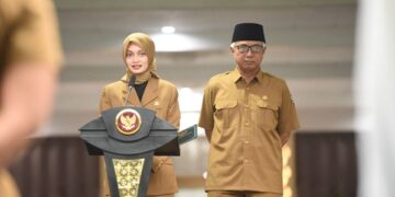 Ini Pesan Mbak Wali Untuk ASN Saat Pimpin Apel Perdana di Balai Kota Kediri