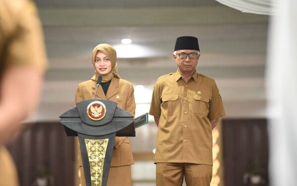 Ini Pesan Mbak Wali Untuk ASN Saat Pimpin Apel Perdana di Balai Kota Kediri