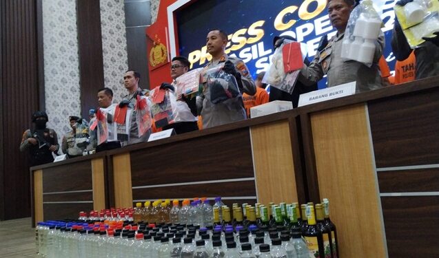 Operasi Pekat Semeru 2025 Polres Kediri Kota, Berikut Kasus Berhasil Diungkap