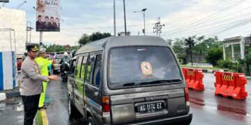 H+4 Lebaran, Kapolres Kediri Pastikan Lalin di Mengkreng Tetap Lancar