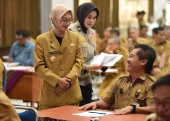 Mbak Vinanda dan Gus Qowim Bersama Forkopimda Silaturahmi ke Ulama, Mohon Doa dan Dukungan Bangun Kota Kediri