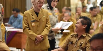 Mbak Vinanda dan Gus Qowim Bersama Forkopimda Silaturahmi ke Ulama, Mohon Doa dan Dukungan Bangun Kota Kediri