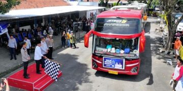 Wujudkan Kepedulian, Polres Kediri Gelar Bazar Murah Ramadan 2025