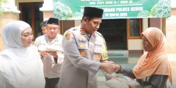 Wujudkan Kepedulian, Polres Kediri Gelar Bazar Murah Ramadan 2025