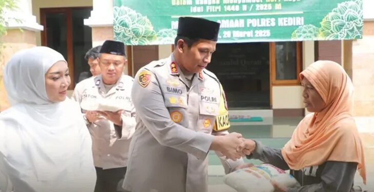 Wujudkan Kepedulian, Polres Kediri Gelar Bazar Murah Ramadan 2025