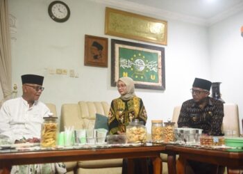 Mbak Vinanda dan Gus Qowim Bersama Forkopimda Silaturahmi ke Ulama, Mohon Doa dan Dukungan Bangun Kota Kediri