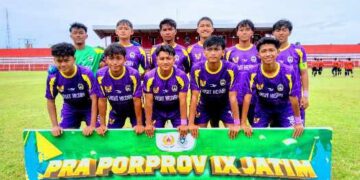 Menang di Laga Terakhir, Tim Sepakbola Kota Kediri Lolos ke Porprov Jatim 2025