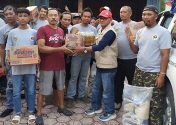 Relawan Suket Teki Nusantara Salurkan Bantuan untuk Korban Bencana di Trenggalek