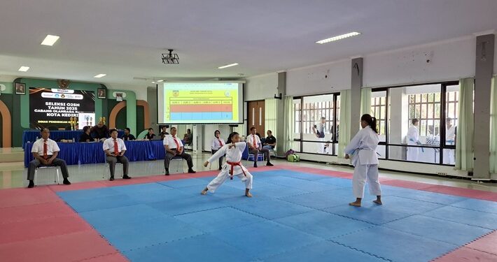 Gelar O2SN 2025, Pemkot Kediri Siapkan Atlet Karate Terbaik ke Provinsi