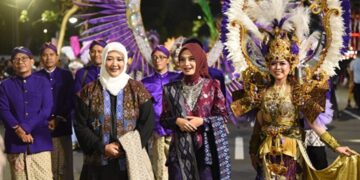 Bawakan Dewi Sekartaji, Kota Kediri Penampil Terbaik Non Ranking Pada ‘Light Culture Parade’