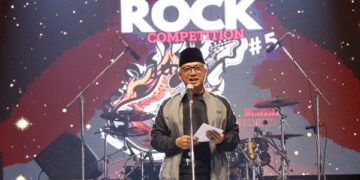 Gus Qowim Hadiri Kediri Rock Competition Ke-5