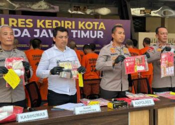 2 Bulan, Polres Kediri Kota Bongkar 19 Kasus Narkoba – Amankan 23 Tersangka dan 473 Gram Sabu