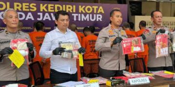 2 Bulan, Polres Kediri Kota Bongkar 19 Kasus Narkoba – Amankan 23 Tersangka dan 473 Gram Sabu