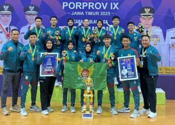 Cabor Taekwondo Kota Kediri Jadi Juara Umum II di Porprov Jatim 2025