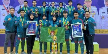 Cabor Taekwondo Kota Kediri Jadi Juara Umum II di Porprov Jatim 2025