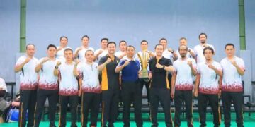 Polres Kediri Kota Sabet Juara l Turnamen Bulu Tangkis Kapolda Jatim Cup 2025
