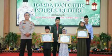Polres Kediri Gelar Lomba Dai Cilik, Sambut HUT Bhayangkara ke 79
