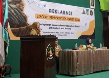 Kolaborasi UNISKA – Dinas Perikanan Kediri Melalui SPR, Bentuk Pembudidaya Ikan Lebih Mandiri