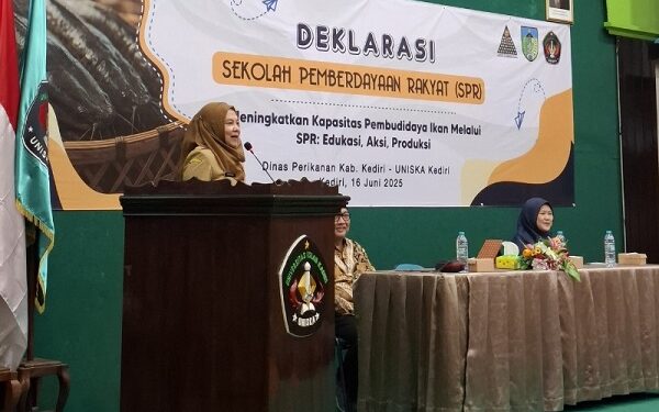 Kolaborasi UNISKA – Dinas Perikanan Kediri Melalui SPR, Bentuk Pembudidaya Ikan Lebih Mandiri