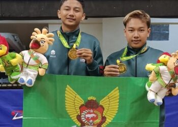 Sabet Emas, Tim Tenis Meja Kota Kediri Lampui Target dengan Gemilang