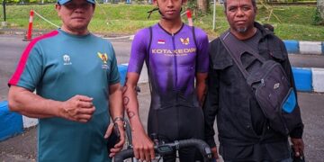 Rebut Perak, Ad’ya Abdhi Pangestu Harumkan Kota Kediri lewat Cabor Triathlon
