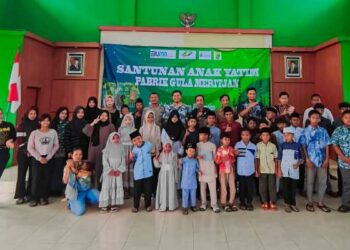 Konsisten Bermanfaat Bagi Masyarakat, PG Meritjan Santuni Puluhan Yatim Piatu Tiap Jumat Legi