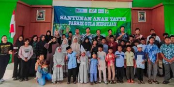 Konsisten Bermanfaat Bagi Masyarakat, PG Meritjan Santuni Puluhan Yatim Piatu Tiap Jumat Legi