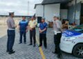Satlantas Kediri Kota Gugah Kesadaran Tertib Lalu Lintas Pada Angkutan Logistik