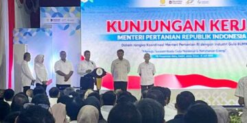 Di PG Pesantren Baru, Mentan RI Tekankan Pentingnya Kolaborasi Dalam Tingkatkan produktivitas Tebu