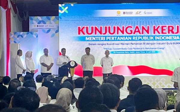 Di PG Pesantren Baru, Mentan RI Tekankan Pentingnya Kolaborasi Dalam Tingkatkan produktivitas Tebu