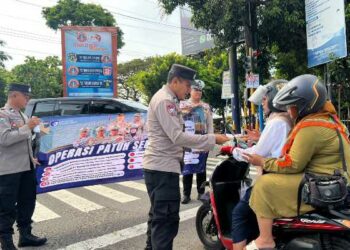 Satgas Preemtif Ops Patuh Semeru 2025 Polres Kediri Gencarkan Edukasi Lalu Lintas