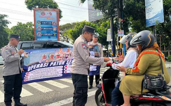 Satgas Preemtif Ops Patuh Semeru 2025 Polres Kediri Gencarkan Edukasi Lalu Lintas